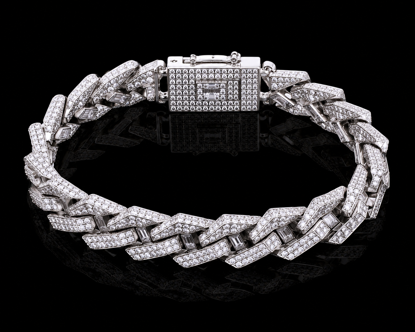 Moissanite Link Bracelet