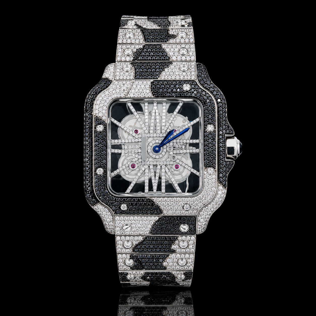 Moissanite Camo Carti Watch