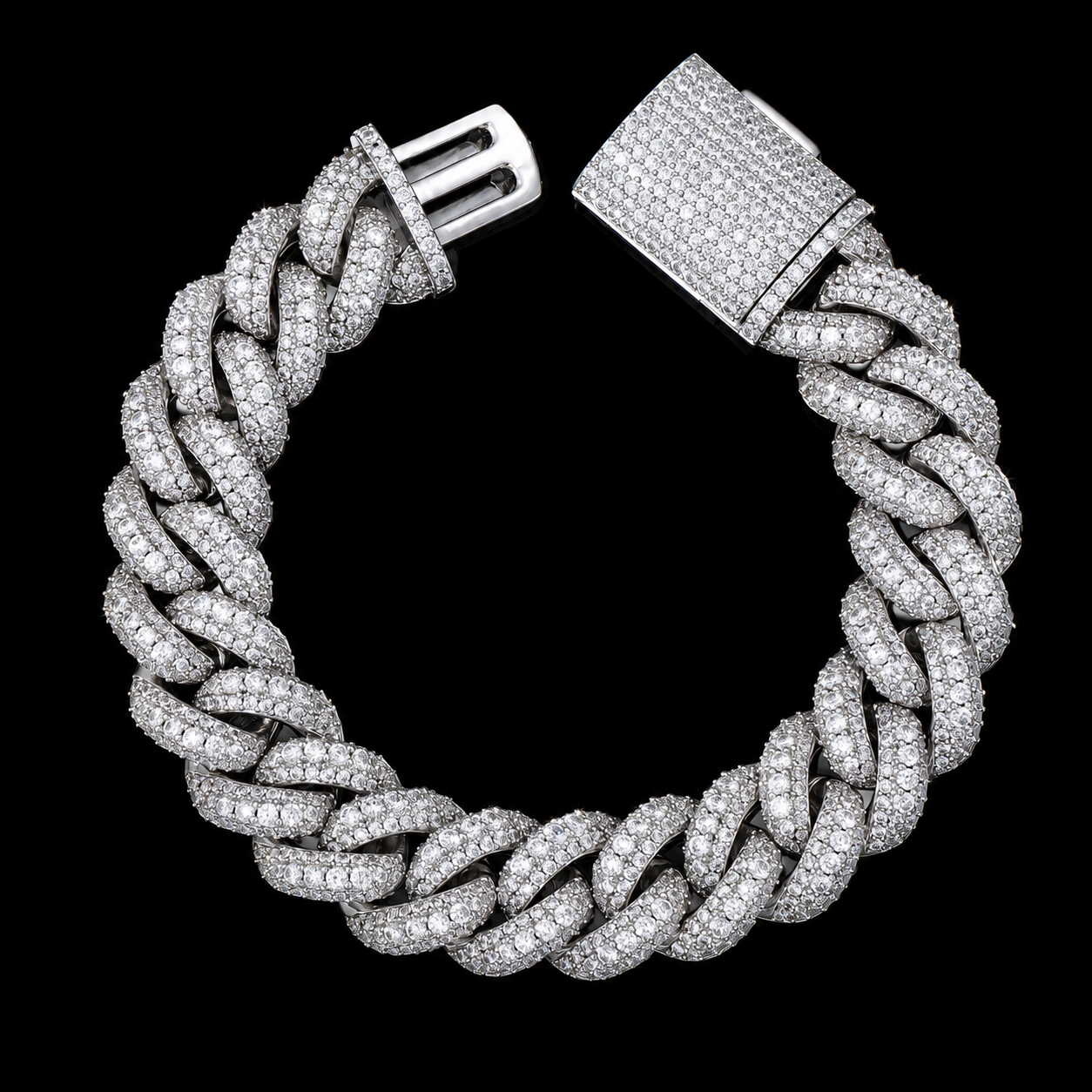 Moissanite Cuban Bracelet