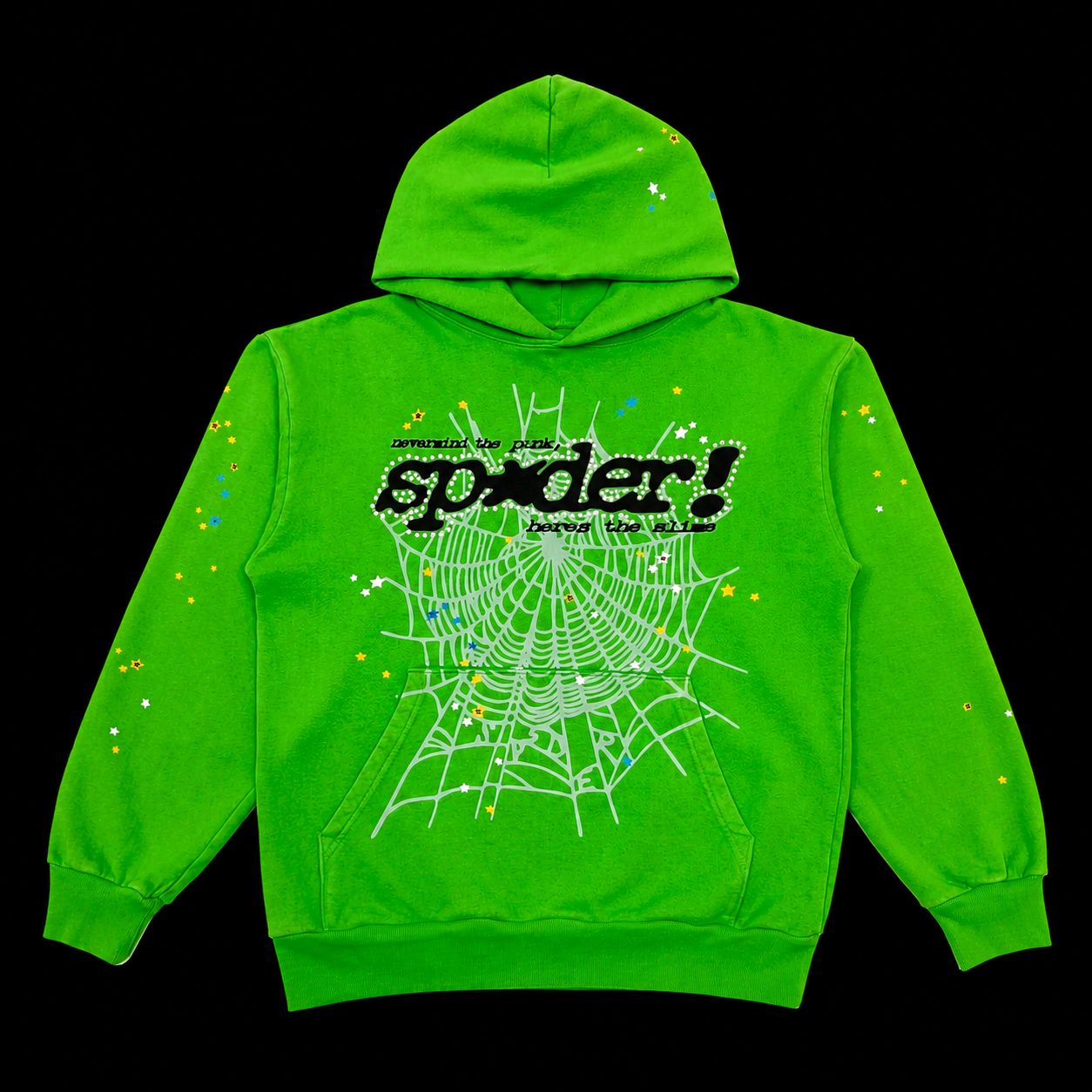 Sp5der Green Hoodie