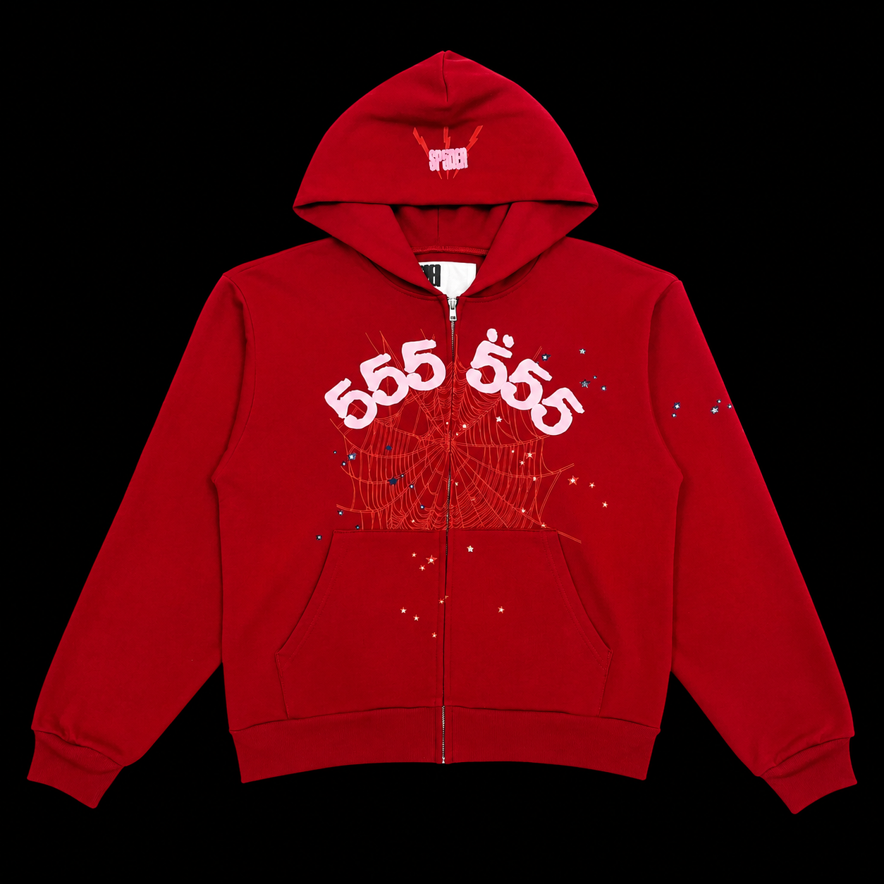 Sp5der Red Hoodie
