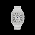 Moissanite Cartier Santos Watch