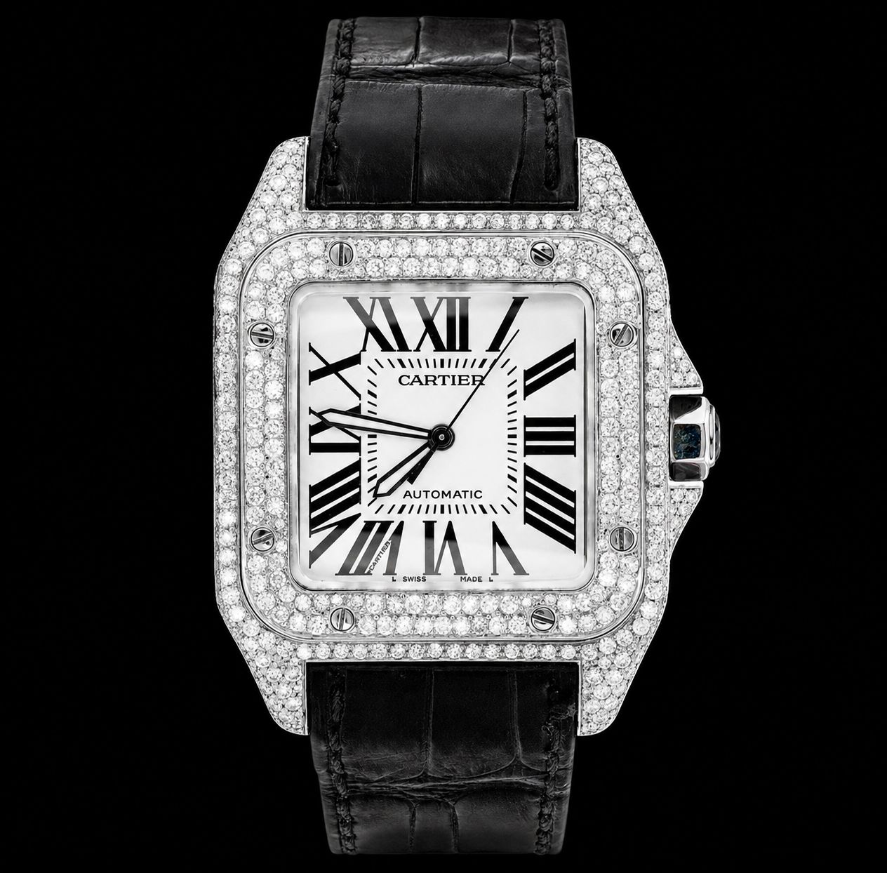 Moissanite Cartier Watch