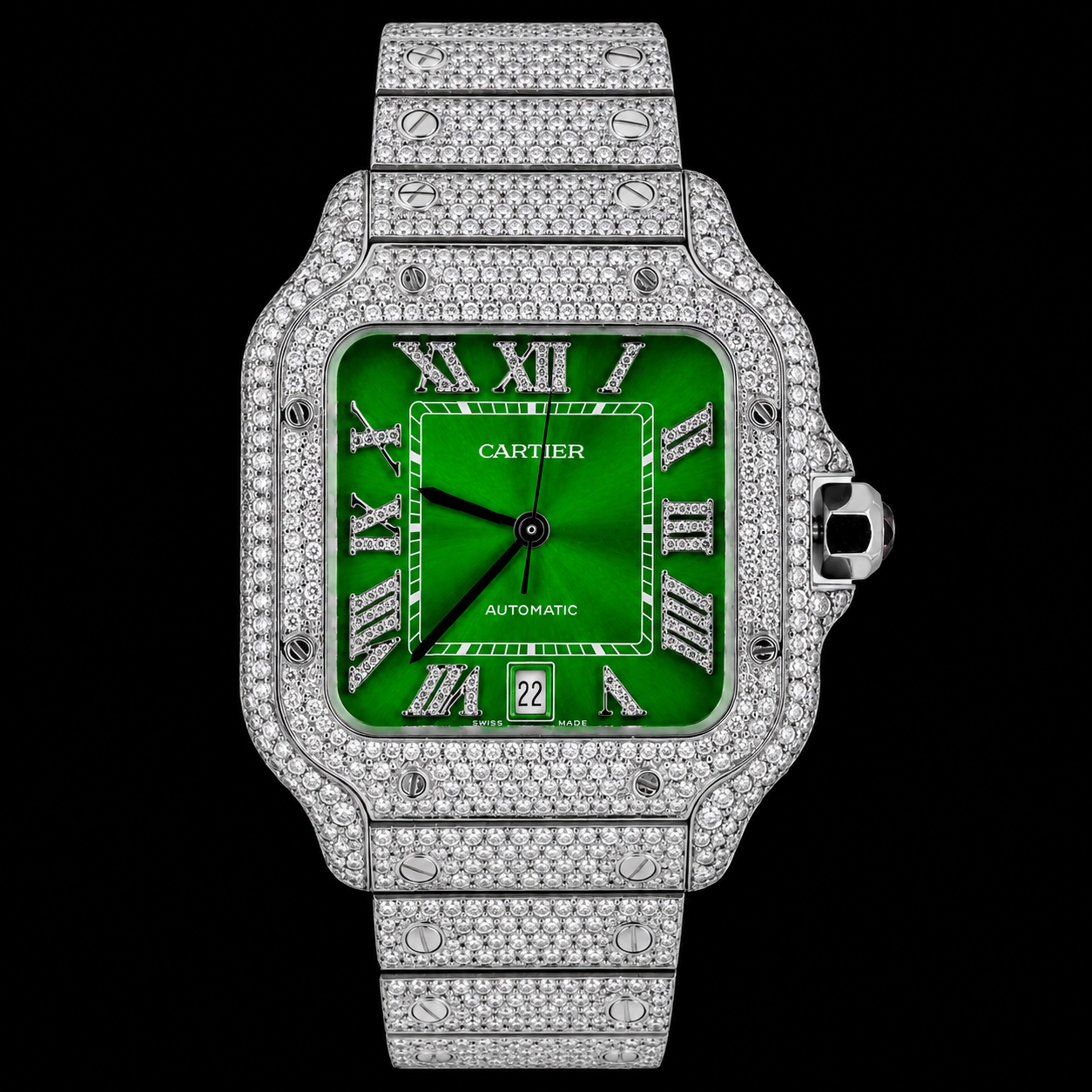 Moissanite Cartier Watch
