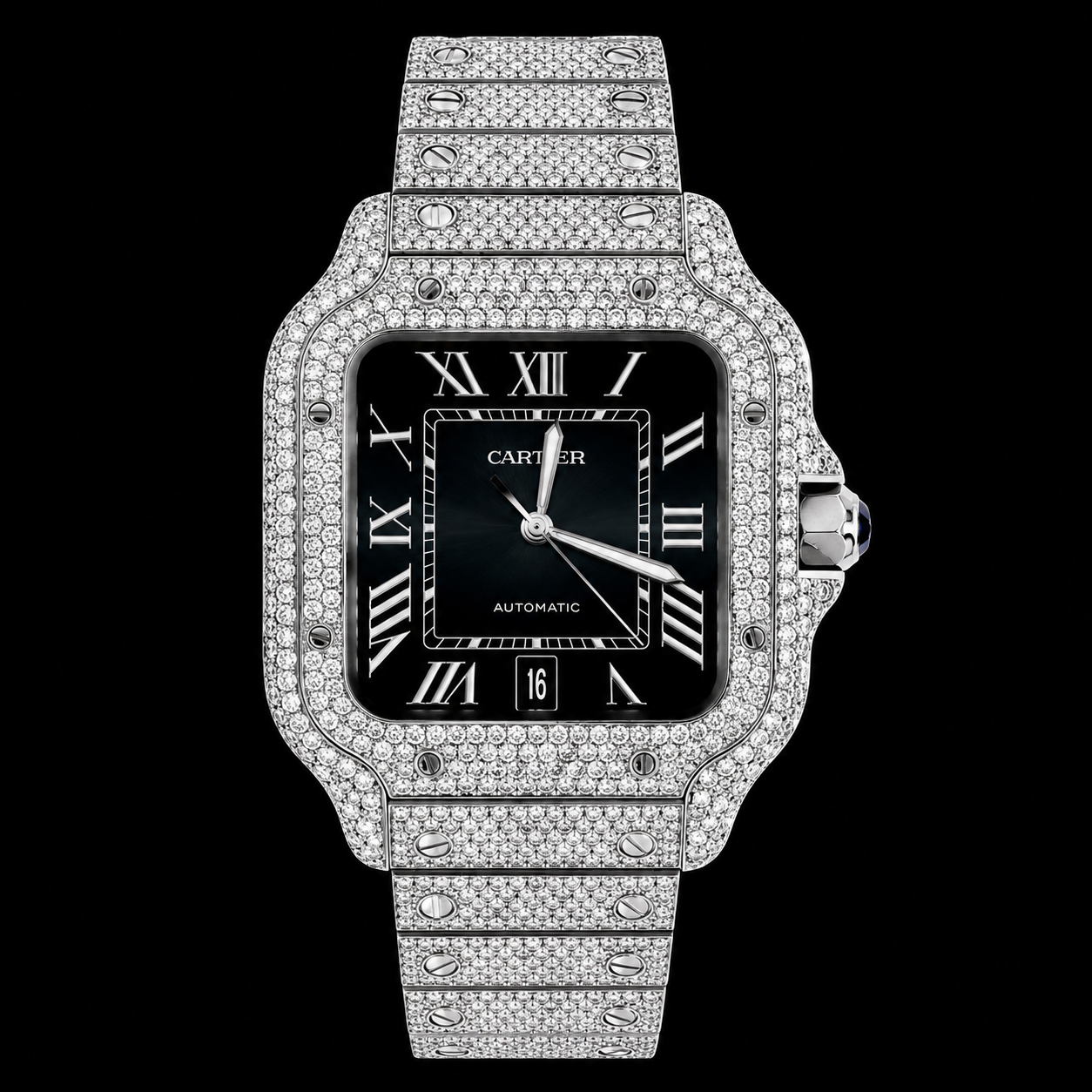 Moissanite Cartier Watch