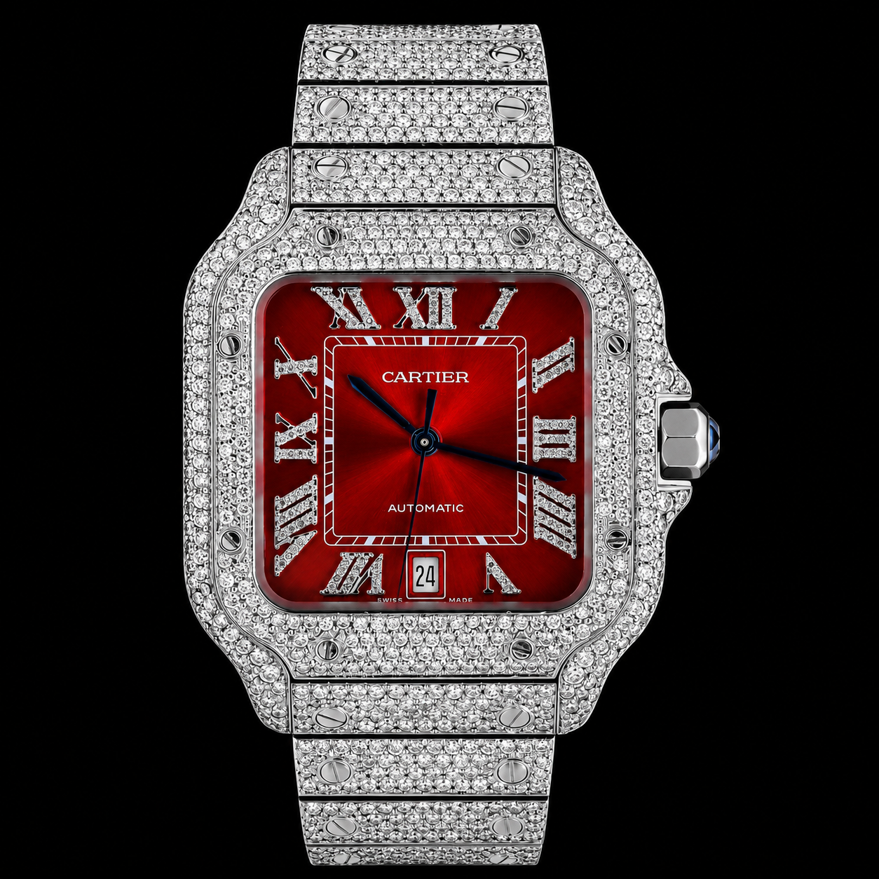 Moissanite Cartier Watch