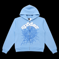 Sp5der Blue Hoodie