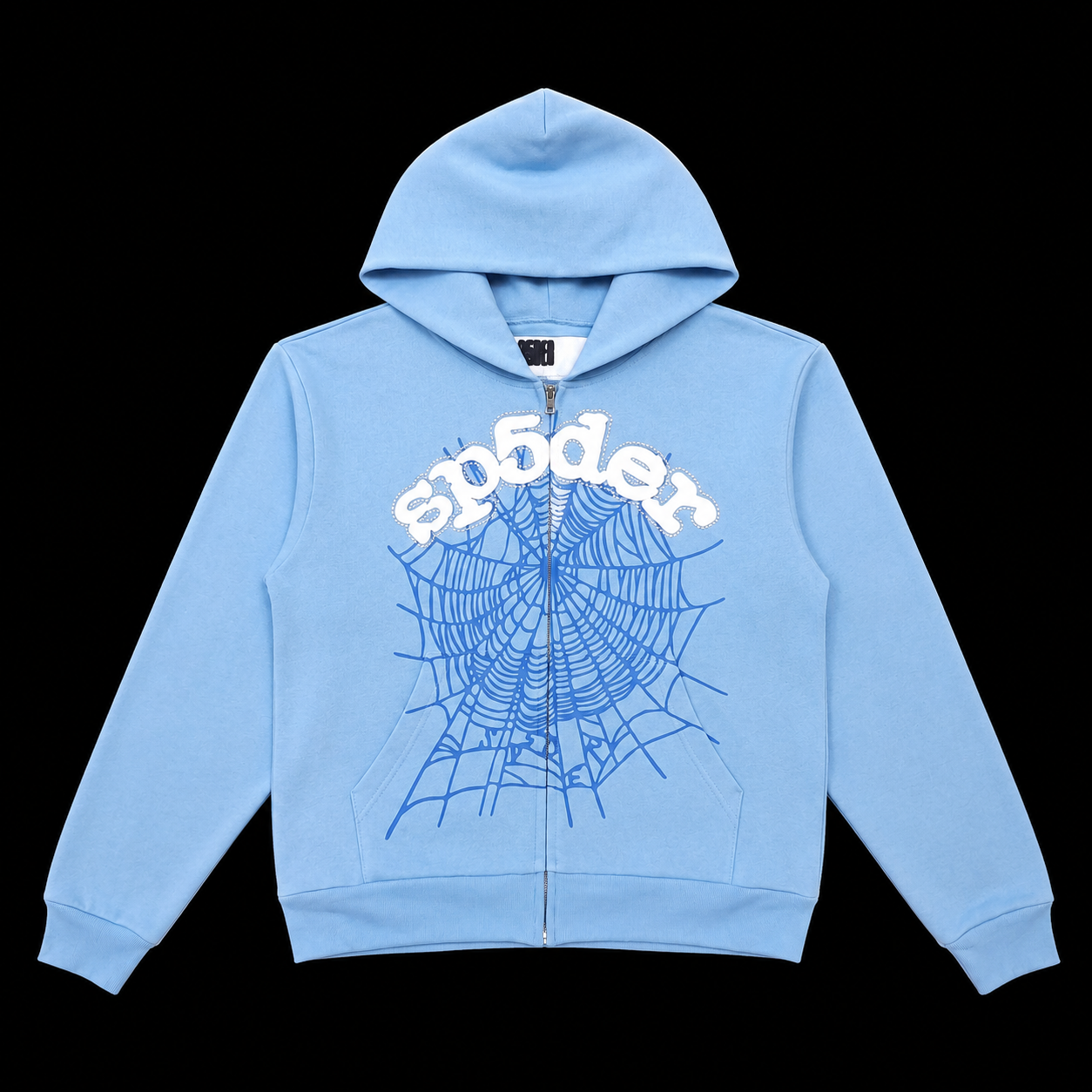 Sp5der Blue Hoodie