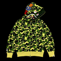 Bape green Zip-Up