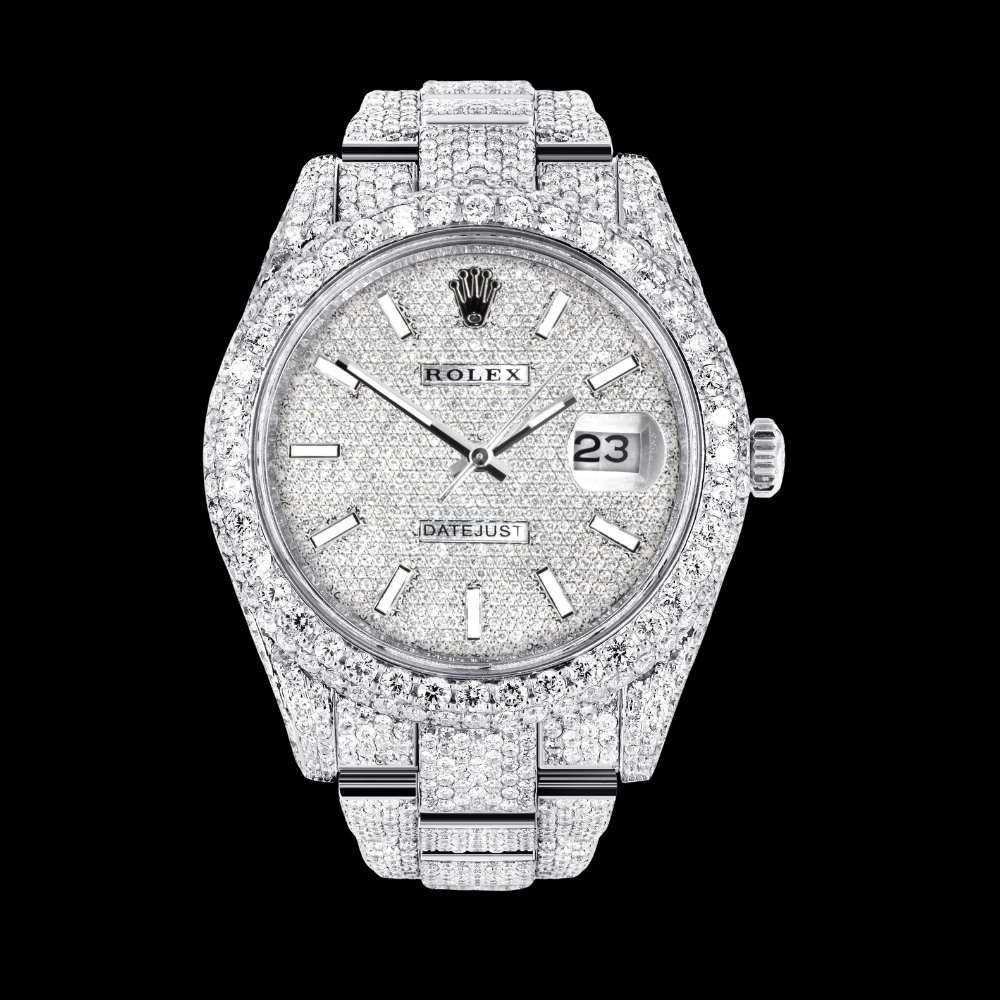 Moissanite Rolex Datejust Watch